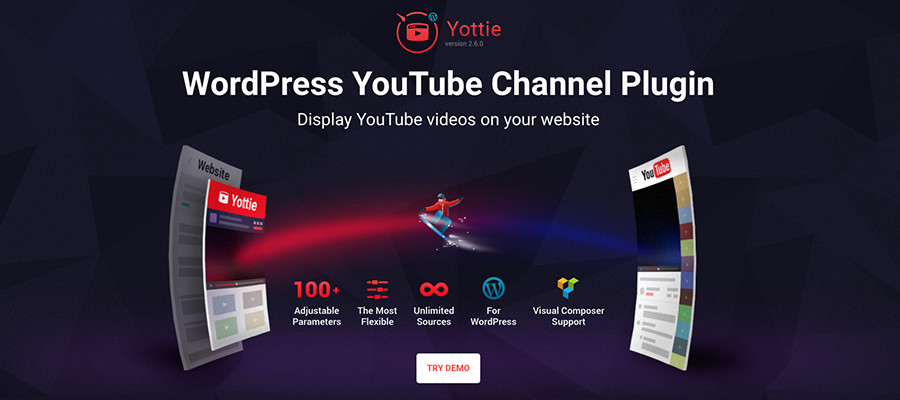 Yottie YouTube适用于YouTube的WordPress画廊